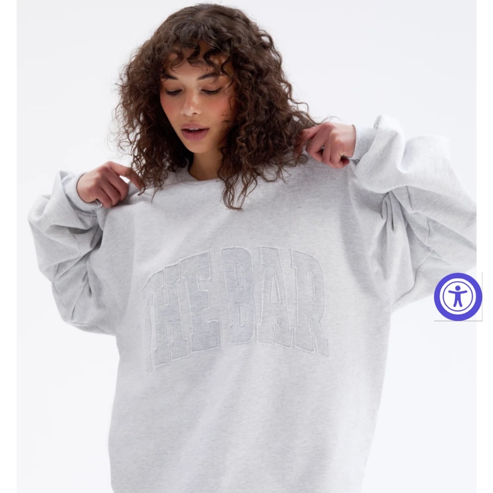 The Bar Heather grey heritage collection sweatshirt size XL